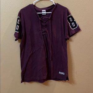 Victoria Secrets pink T shirt